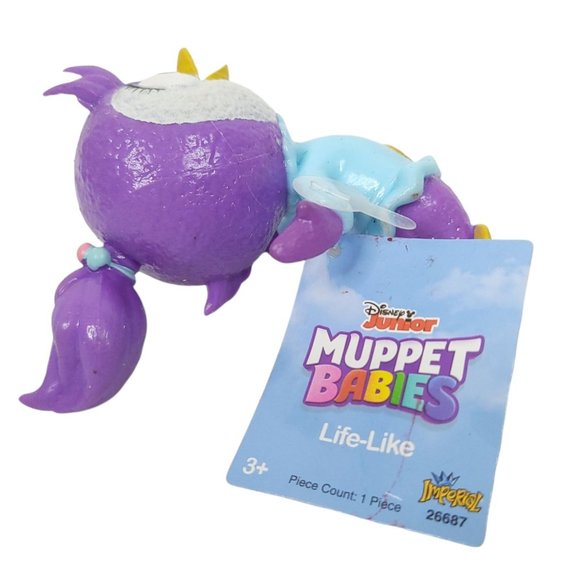 Disney Junior Summer Penguin Muppet Babies Life Like Imperial Toy Purple Blue - Picture 2 of 7